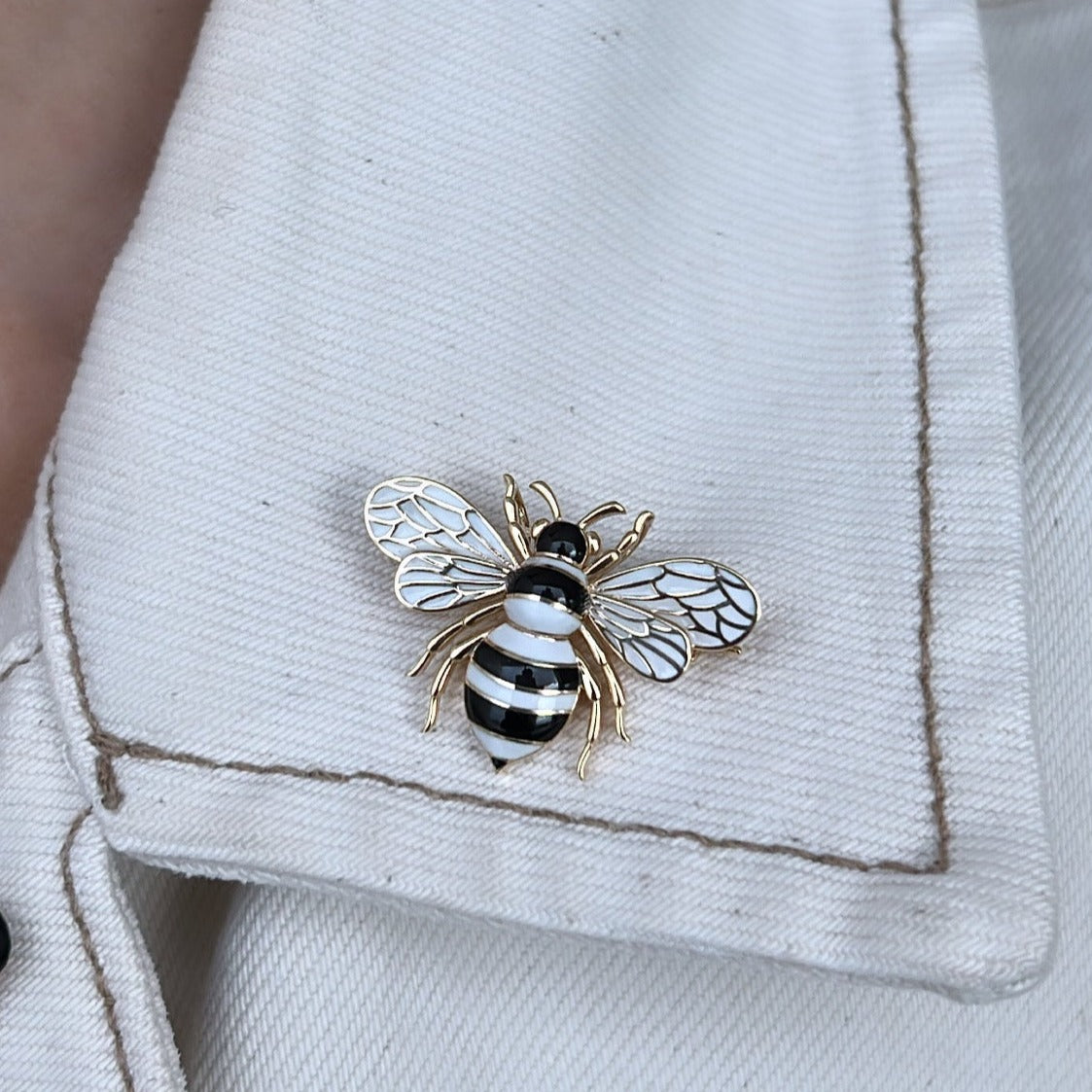 Enamel Bee Pin