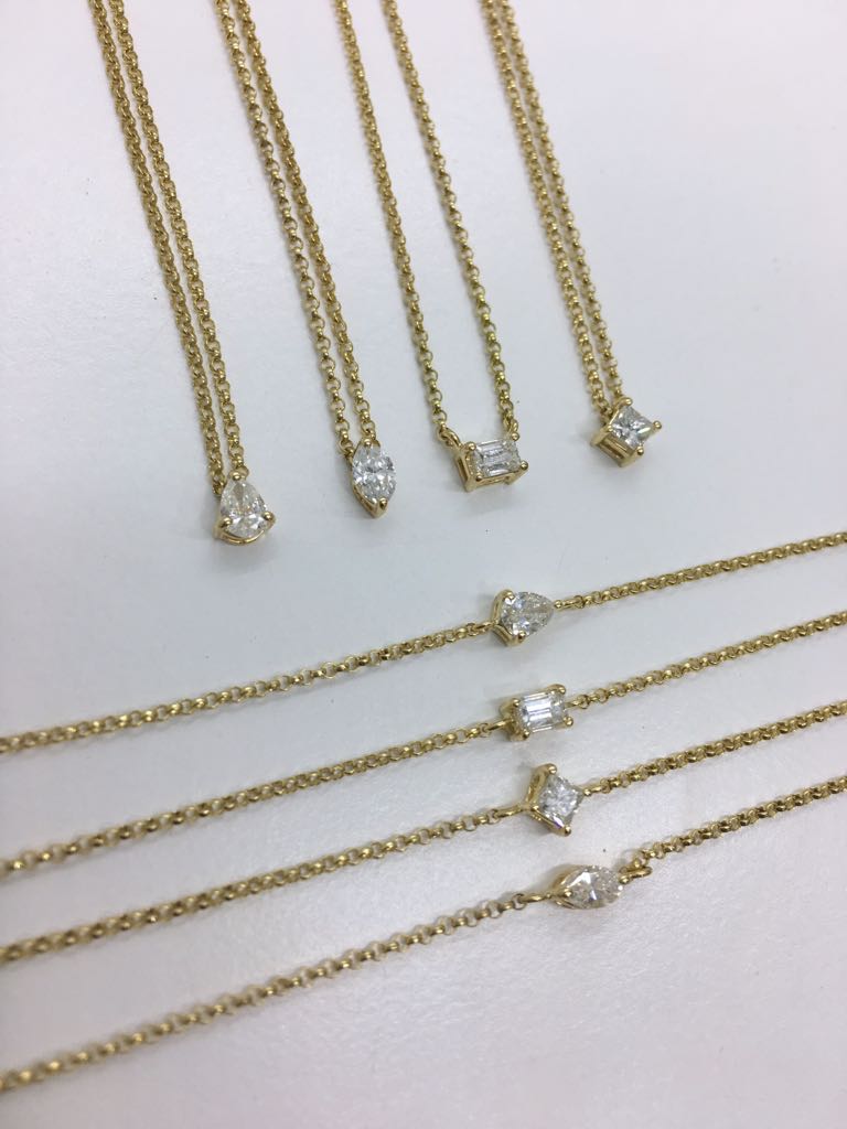 Shape of you - Princess Diamond Necklace