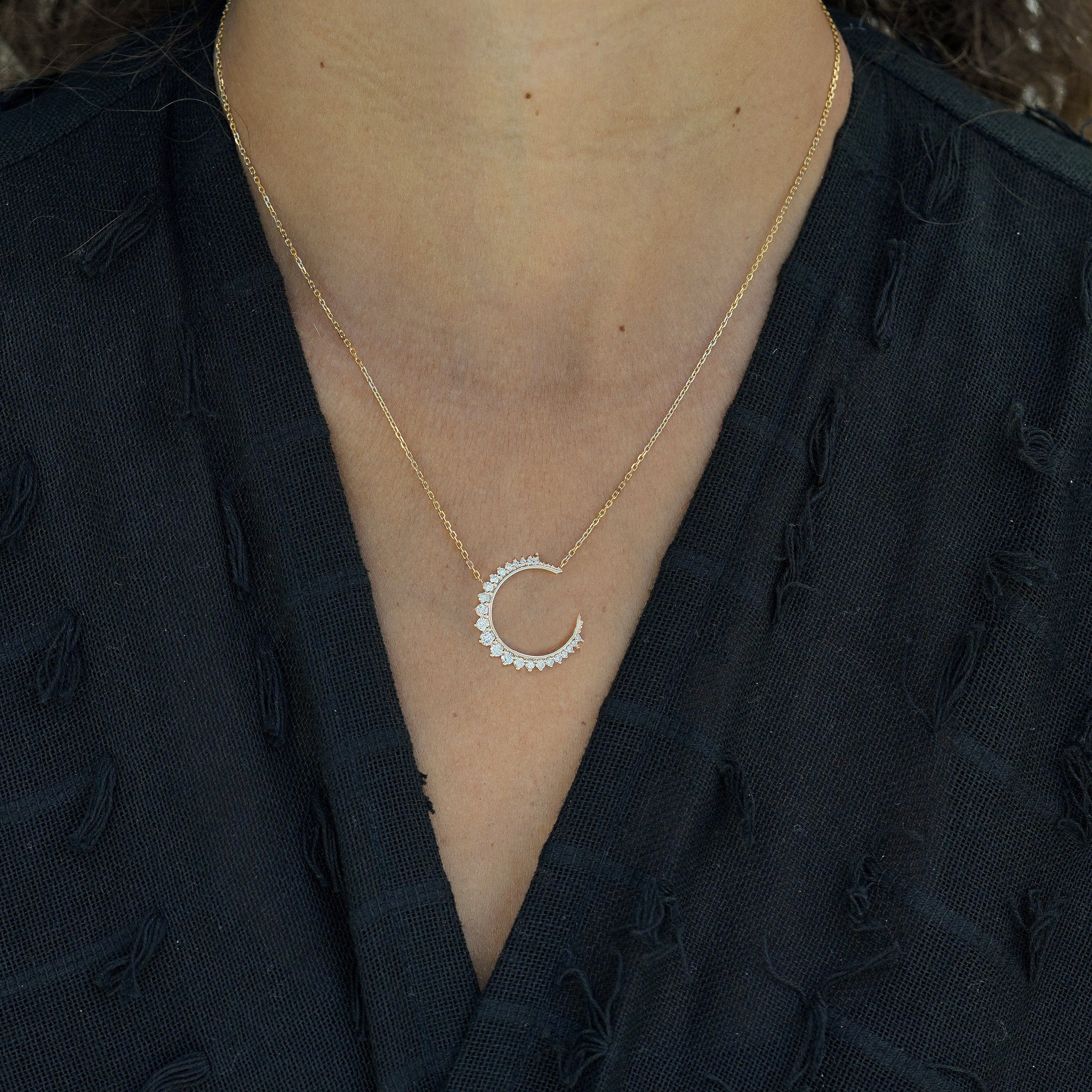 Luna Diamond Necklace