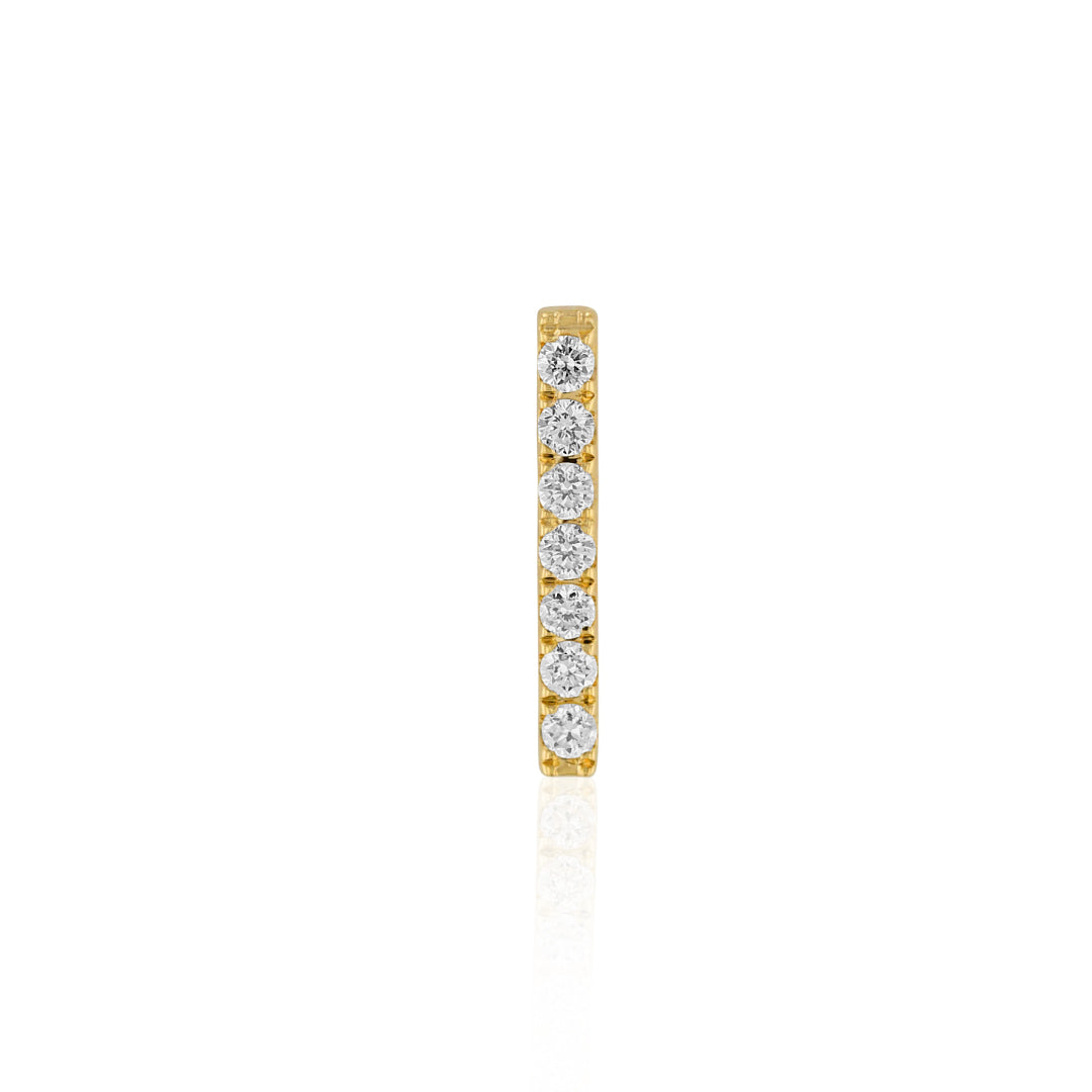 Diamond Bar Earring