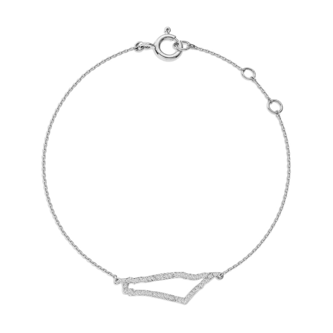 Hometown Border studded in Diamonds Bracelet