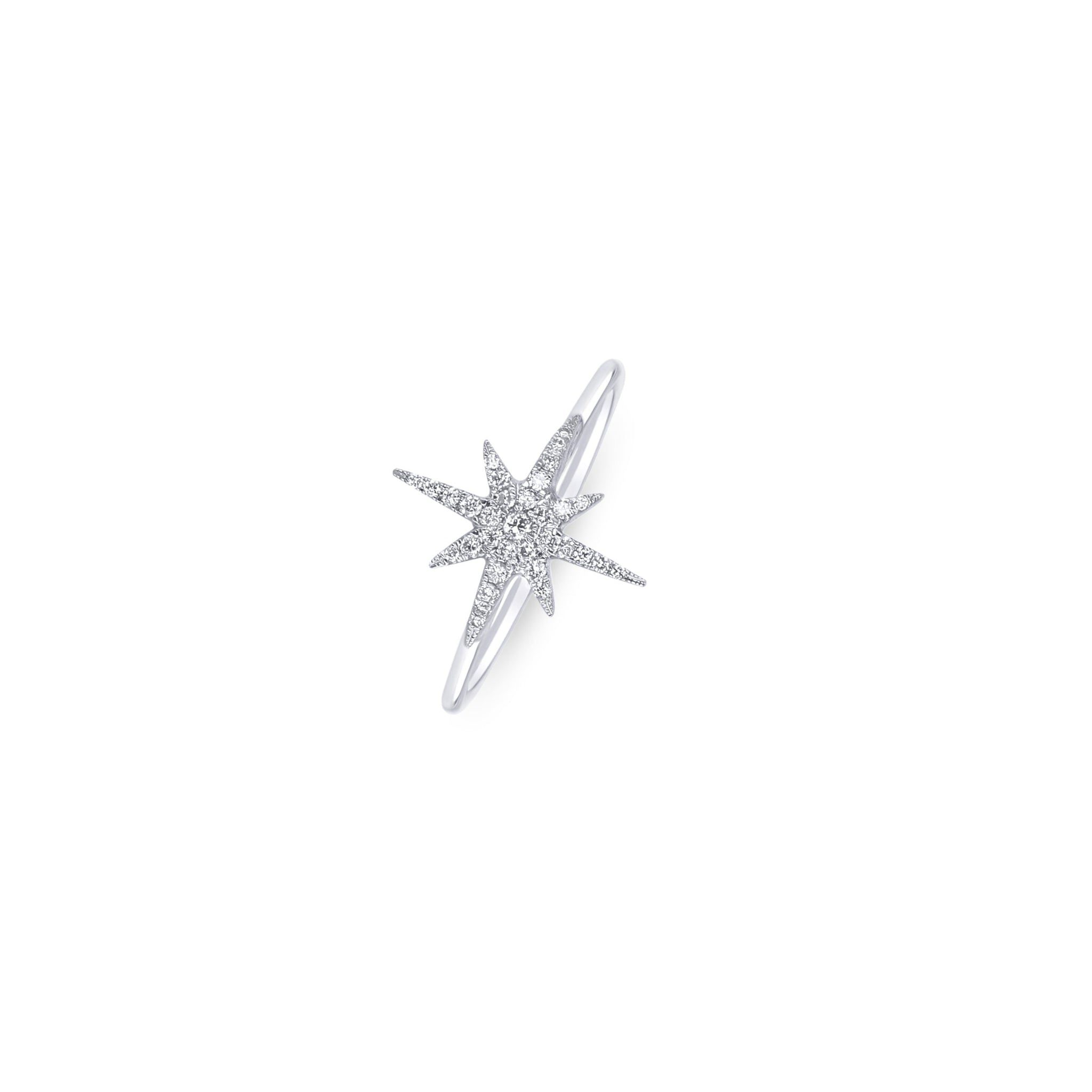 Starburst Ring - White diamonds