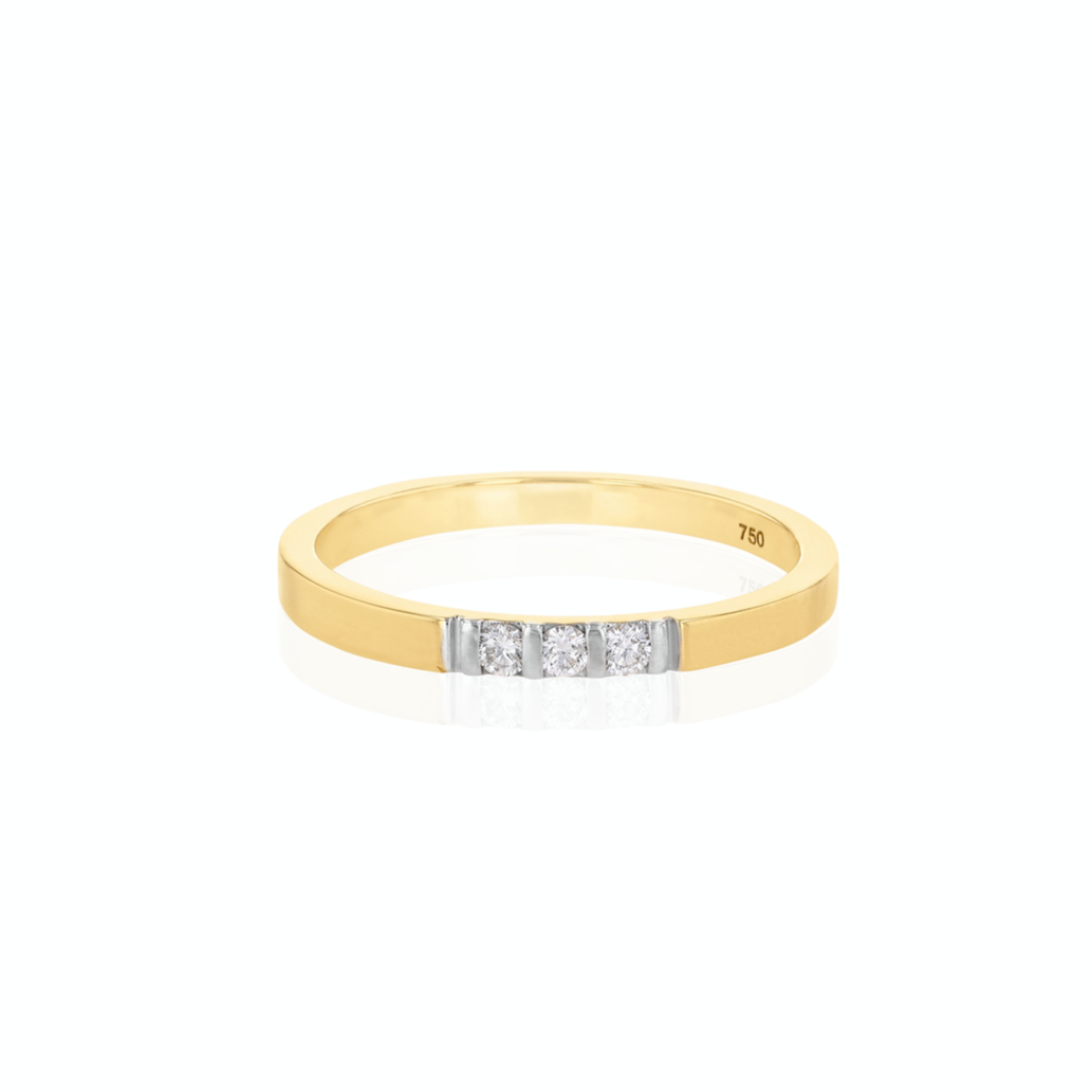 Stackable Ring (3 Diamonds)