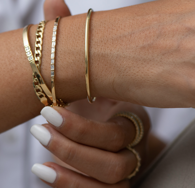 Stackable Oval Bangle