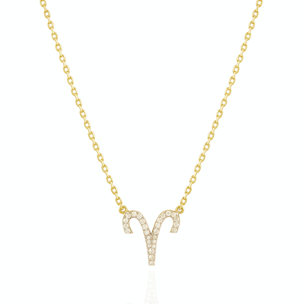 Horoscope Necklace Studded in Diamonds