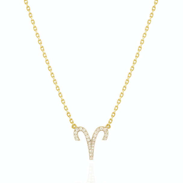 Diamond Horoscope Necklace