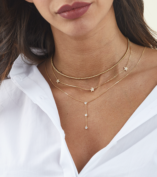 Diamond Lariat Necklace