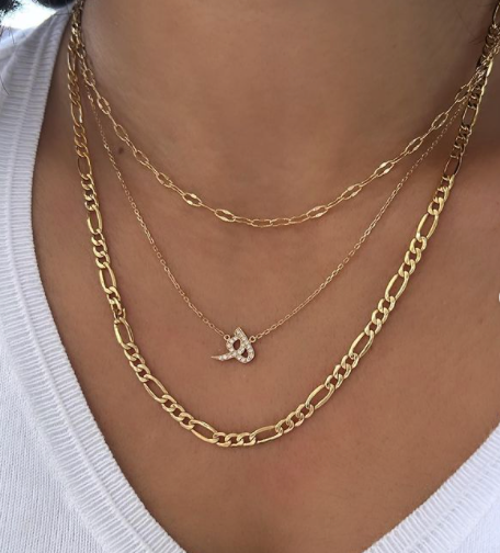 Sparkled Initial Necklace