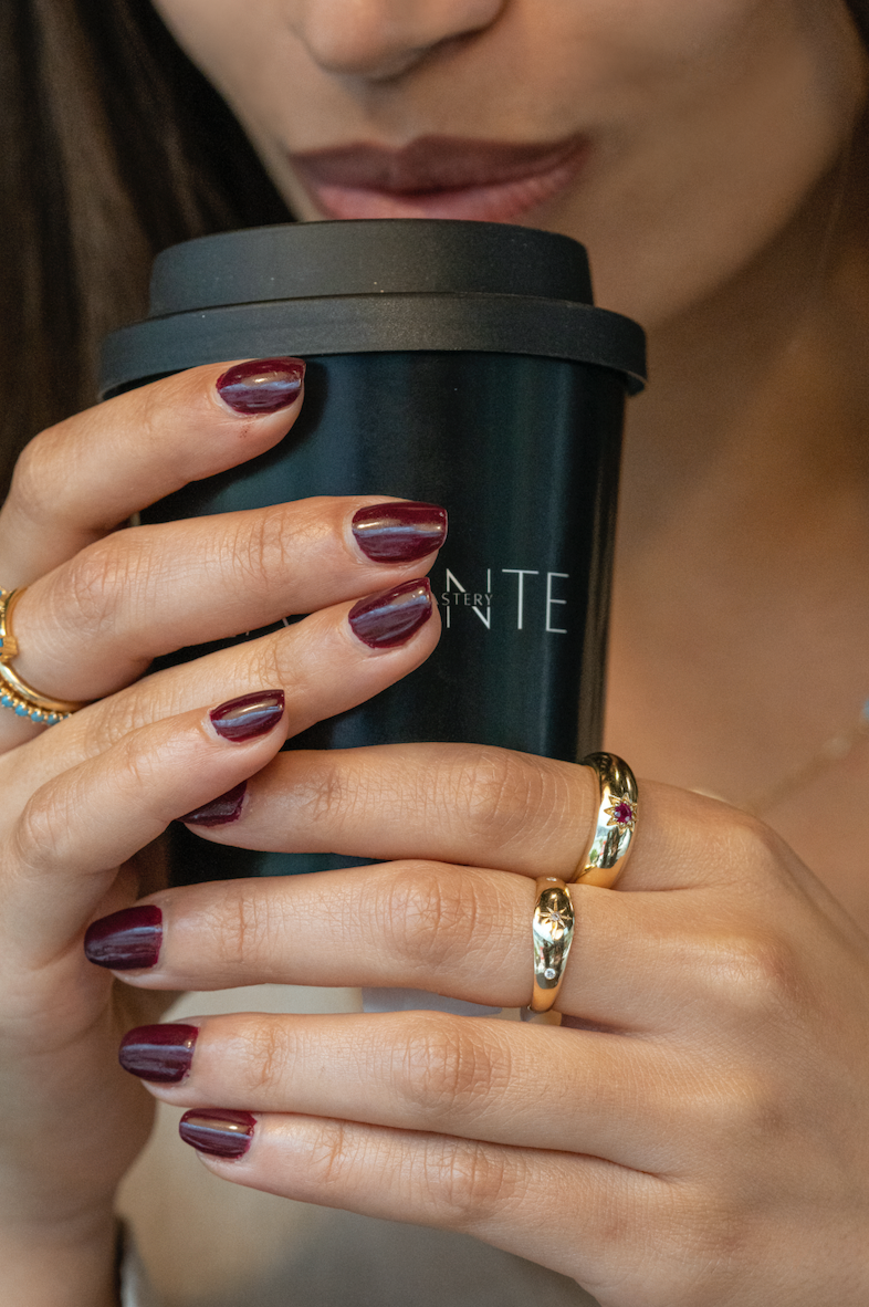 Ruby Sunshine Dome Ring