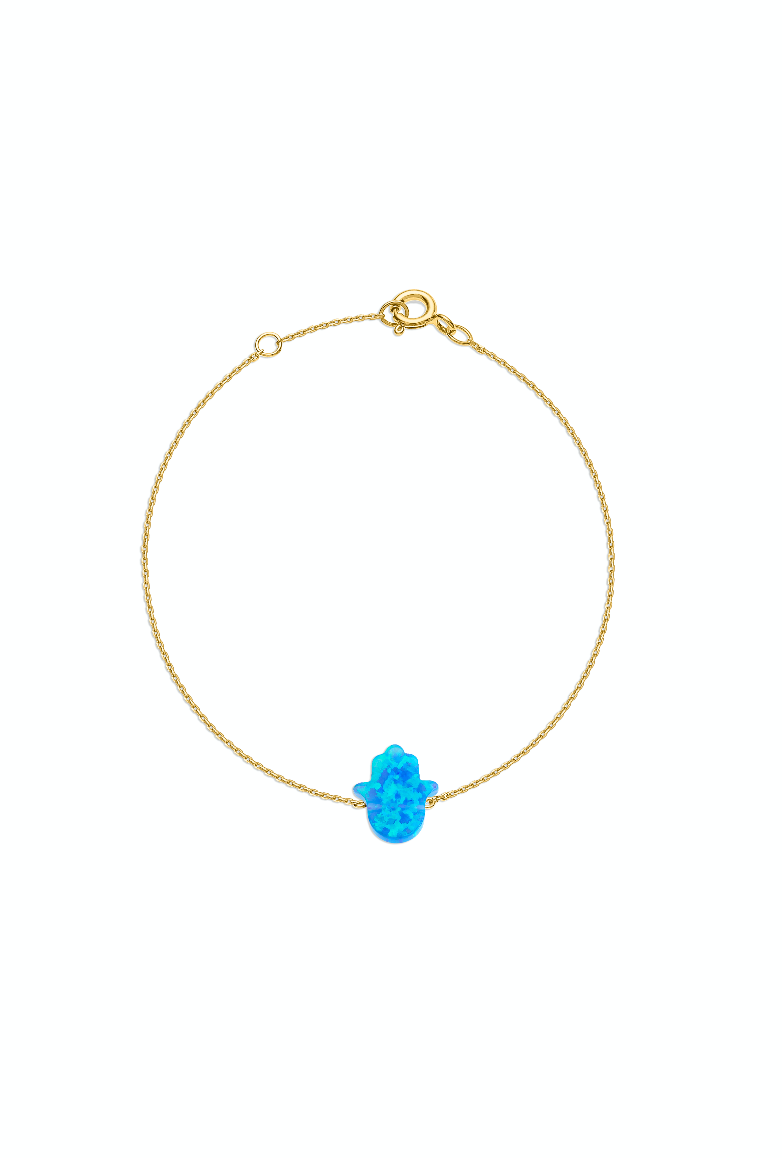 Something Blue - Hand of Fatima Anklet