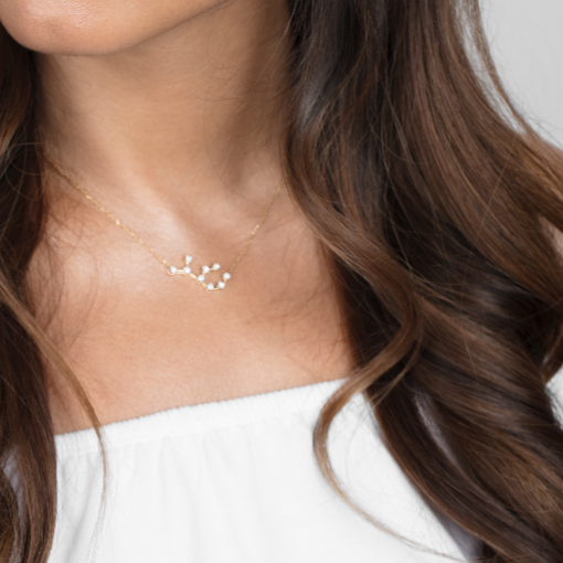 Virgo Constellations Necklace