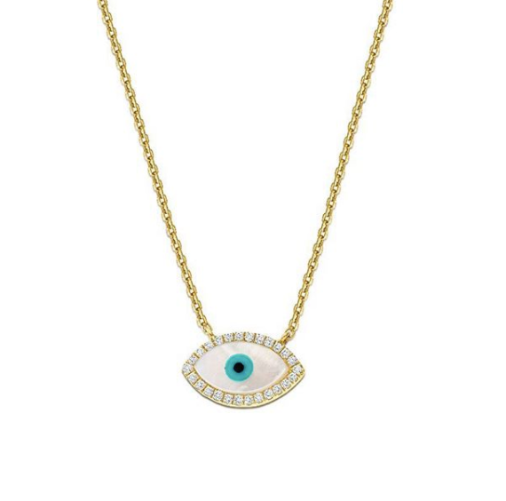 Evil Eye with diamonds Necklace