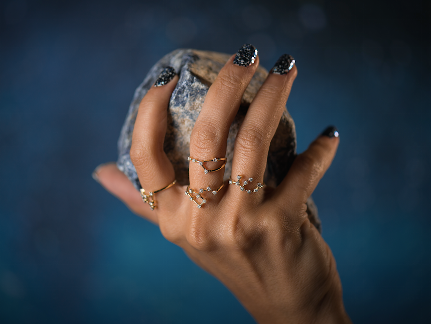 Virgo Constellations Ring