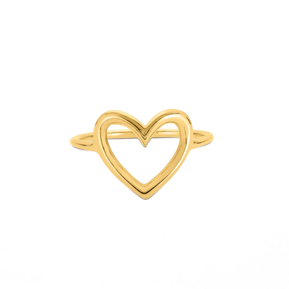 Heart of gold ring