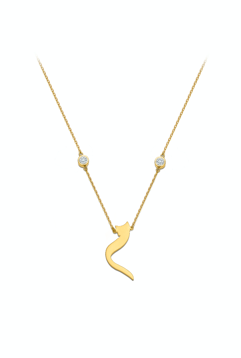 Initial with Diamonds Necklace