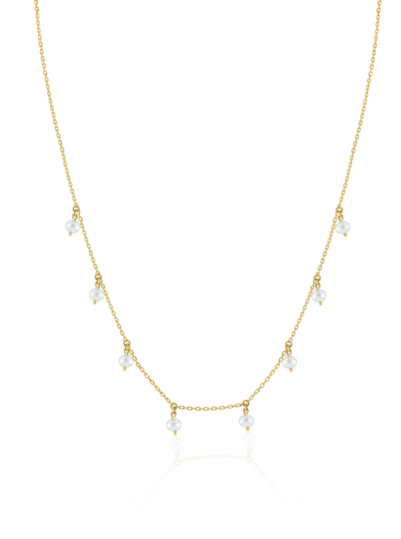 Pearly Droplets Necklace