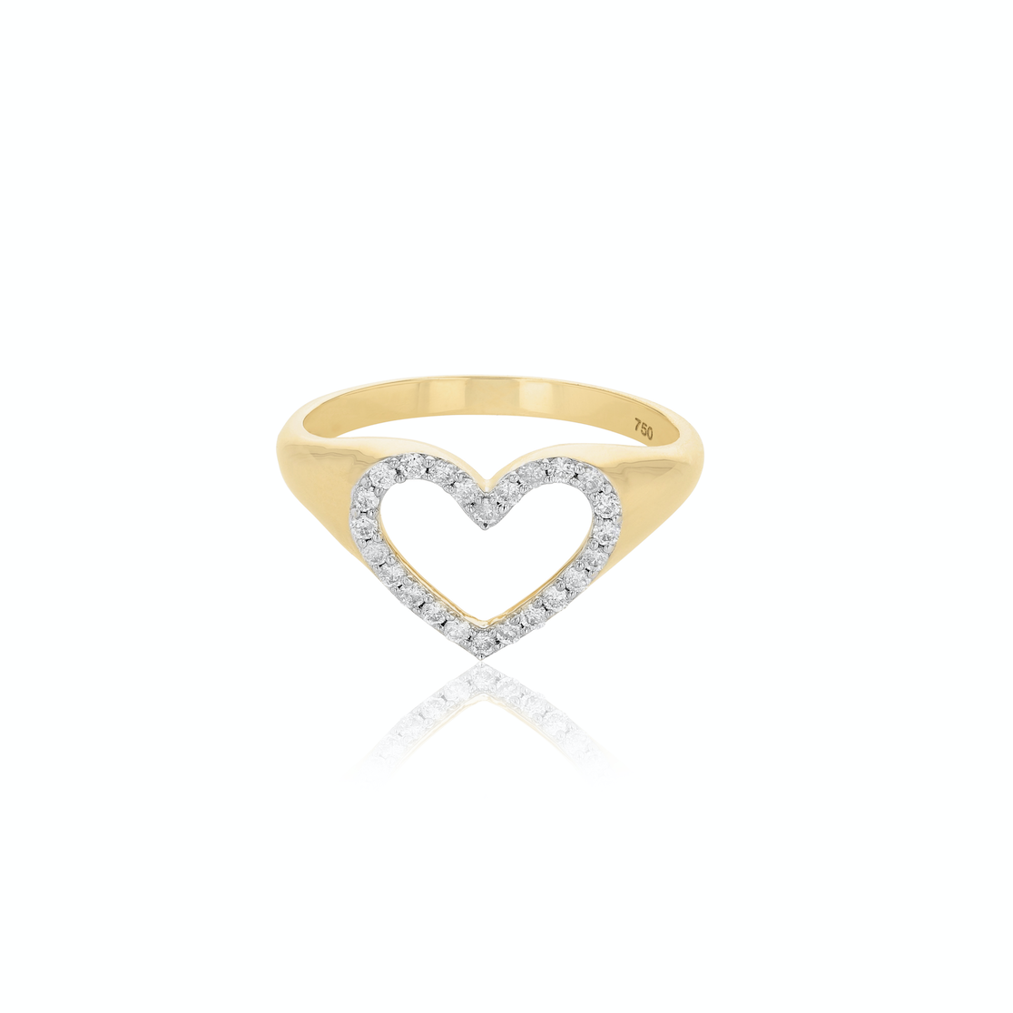 Diamond Heart Ring