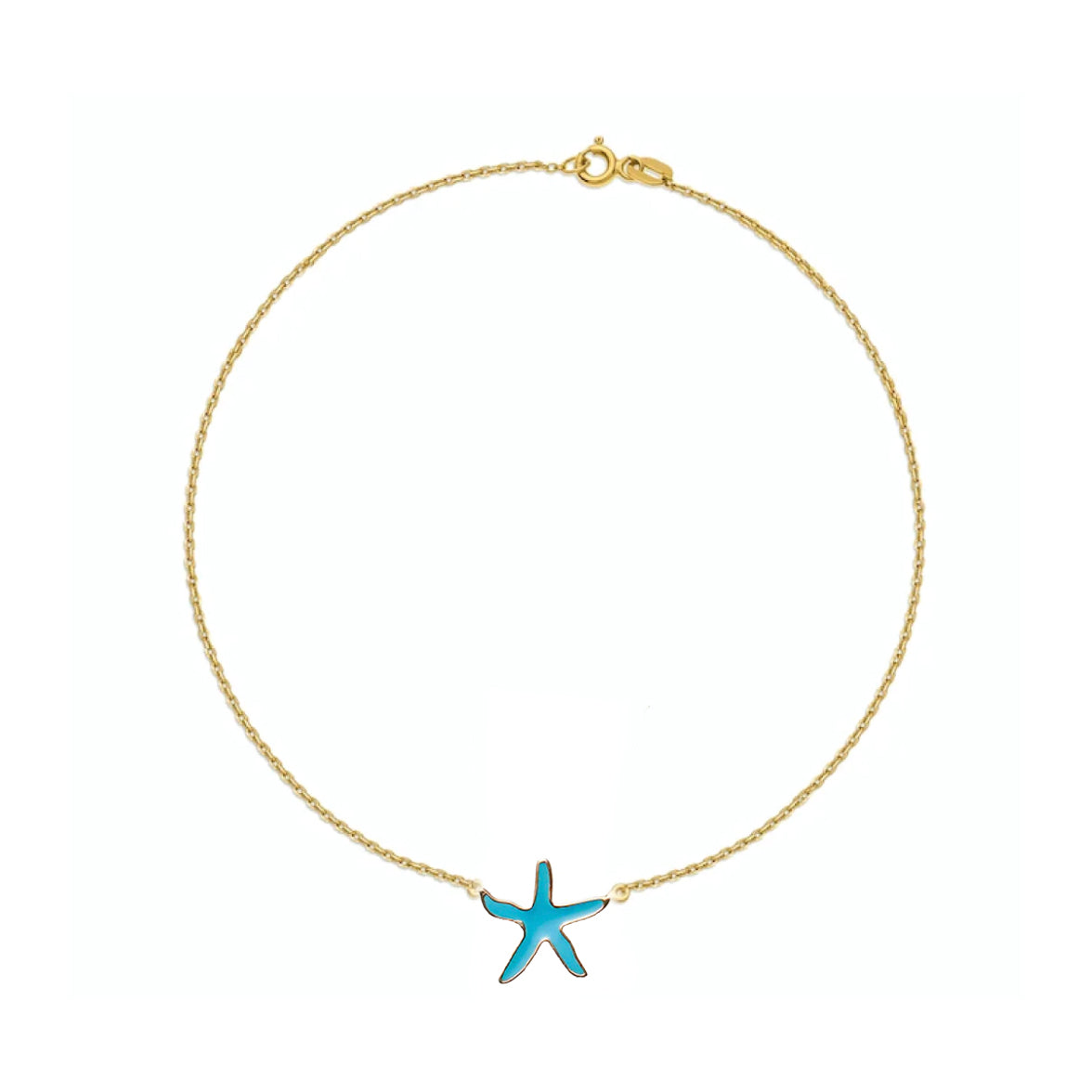 Starfish Enamel Bracelet