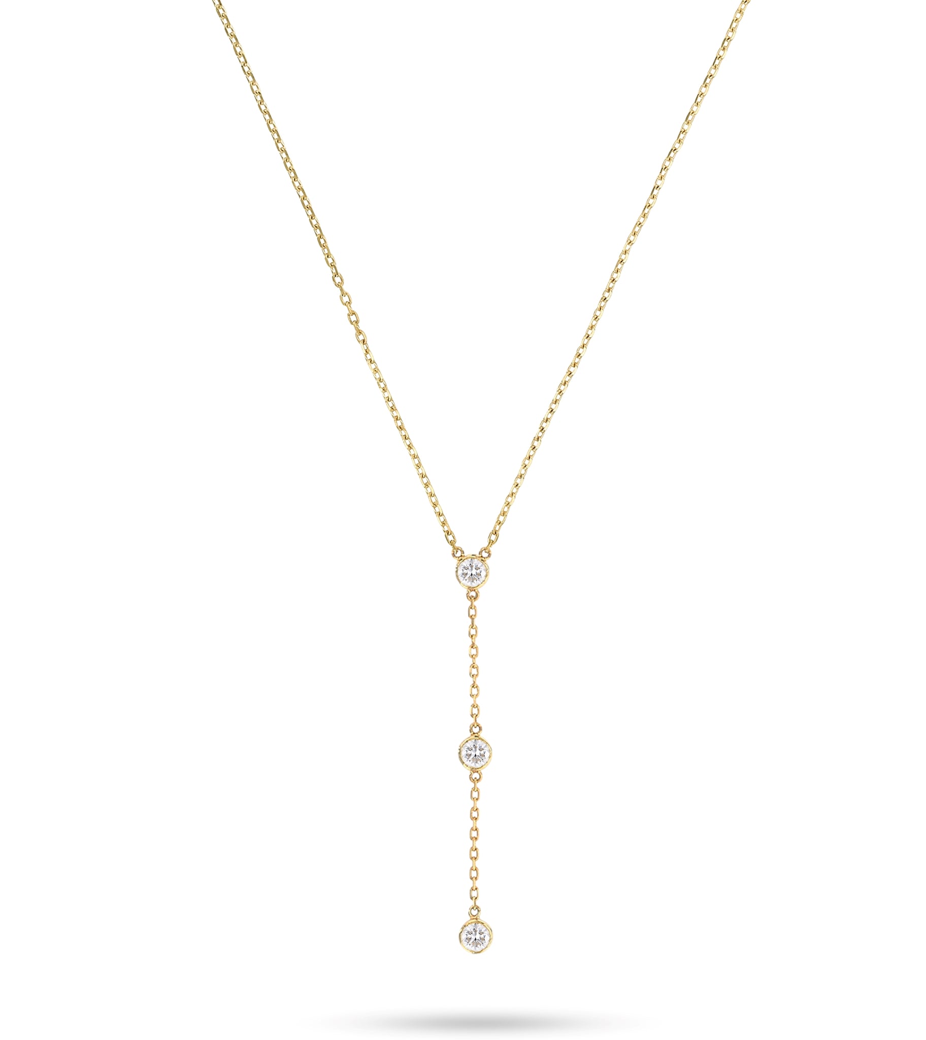 Diamond drop y necklace sale