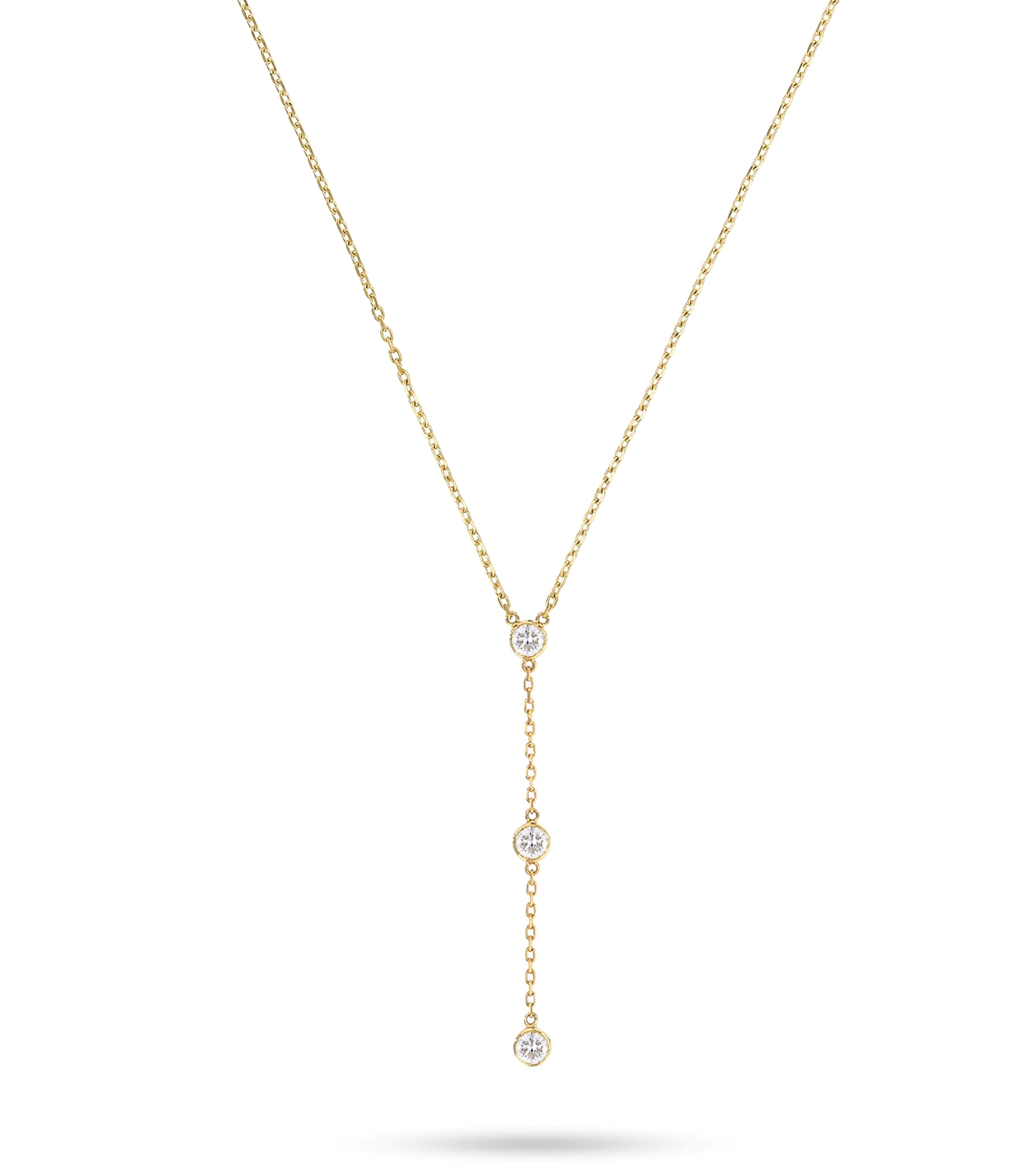 Diamond Lariat Necklace