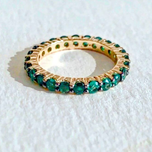 Eternity Emerald Ring - Fabula Jewels Store