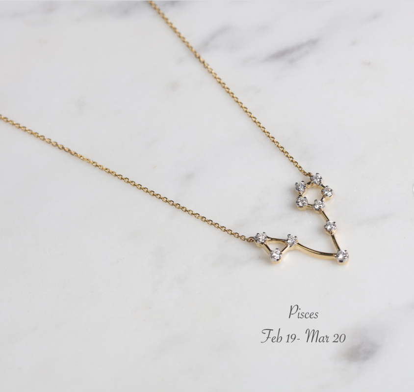 Pisces Constellation Necklace