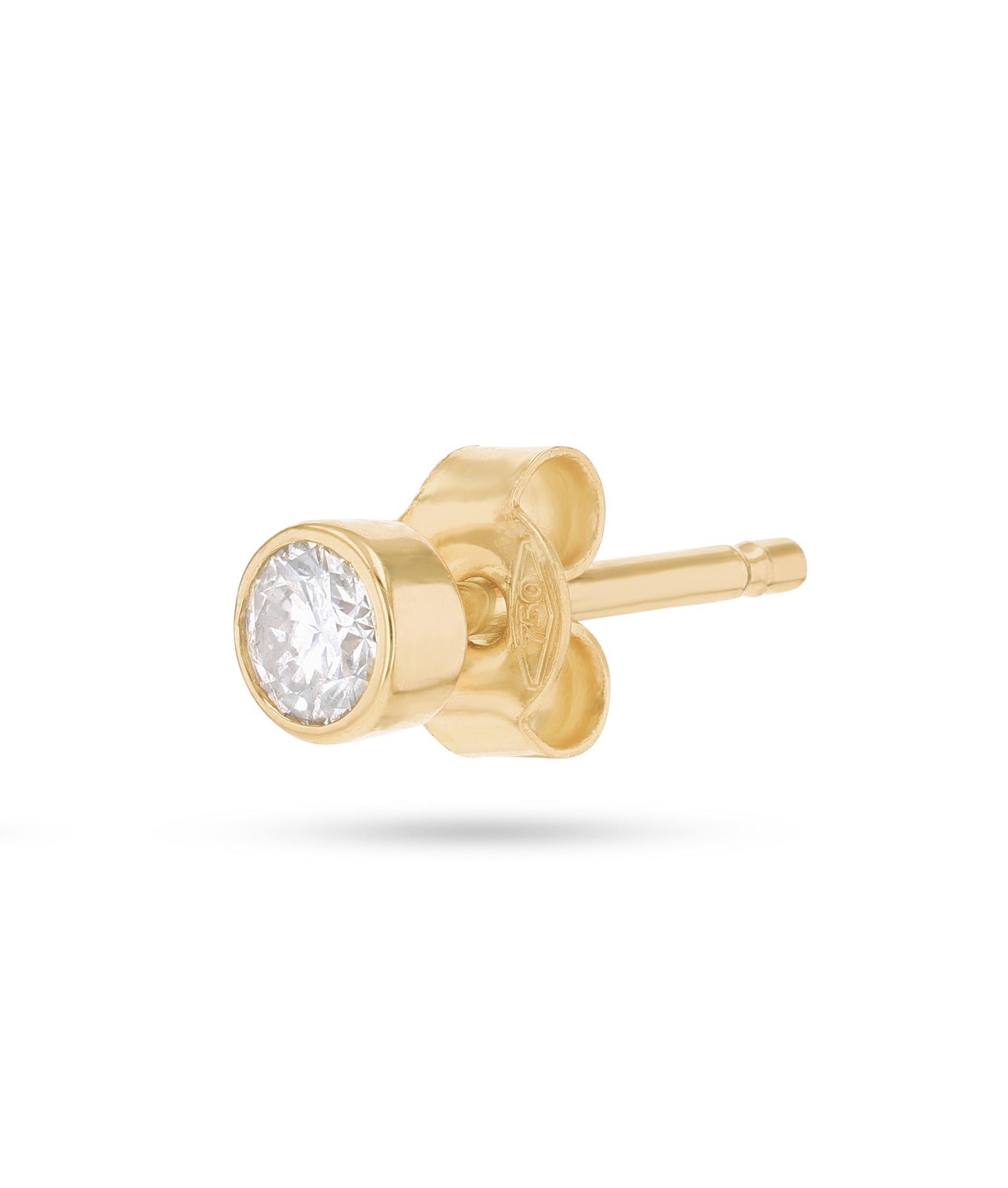 Round Diamond Stud (Single)