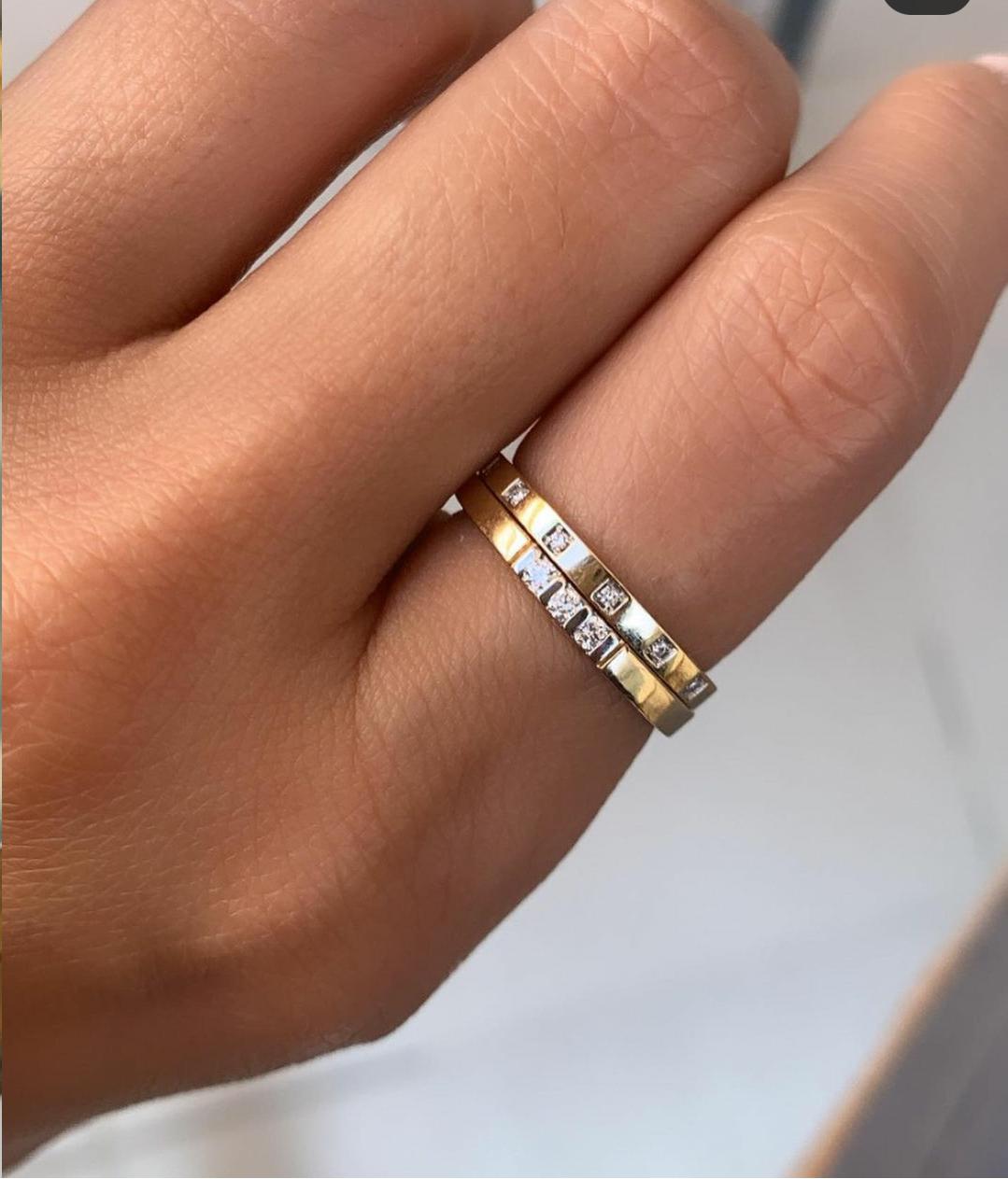 Stackable Ring (3 Diamonds)