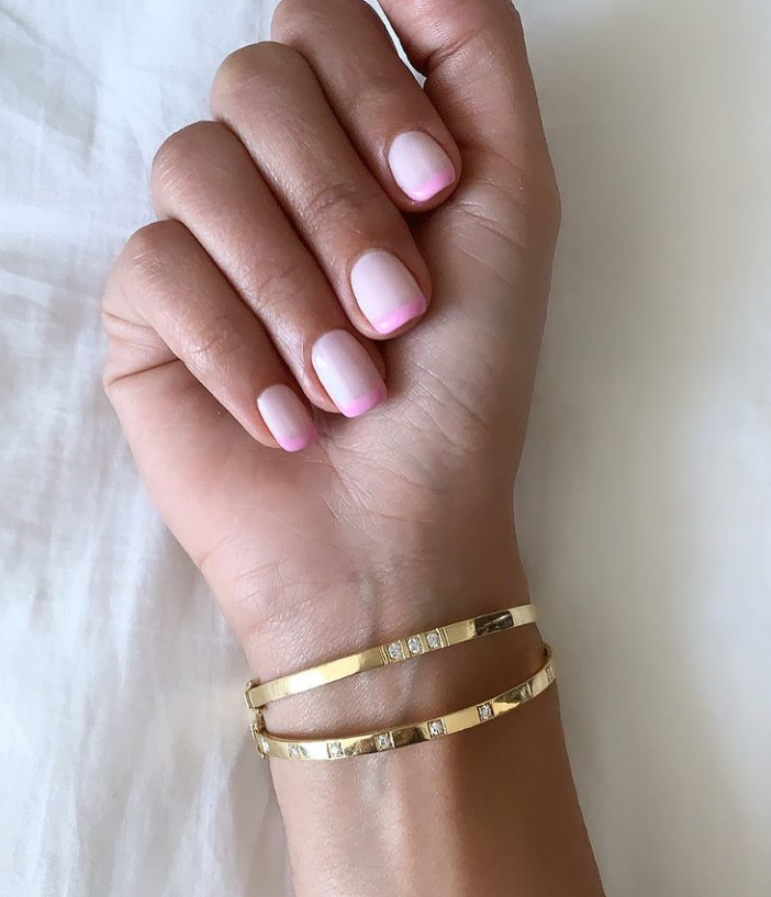 Stackable Bangle (9 Diamonds)