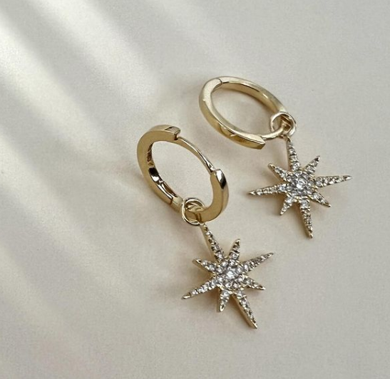 Starburst Hoop earrings