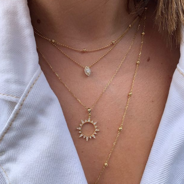 Diamond Sunshine Necklace