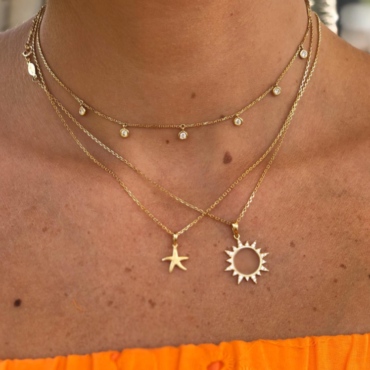 Diamond Sunshine Necklace